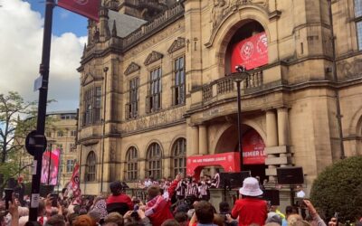 Blades unite fans in celebrations for promotion heroes 