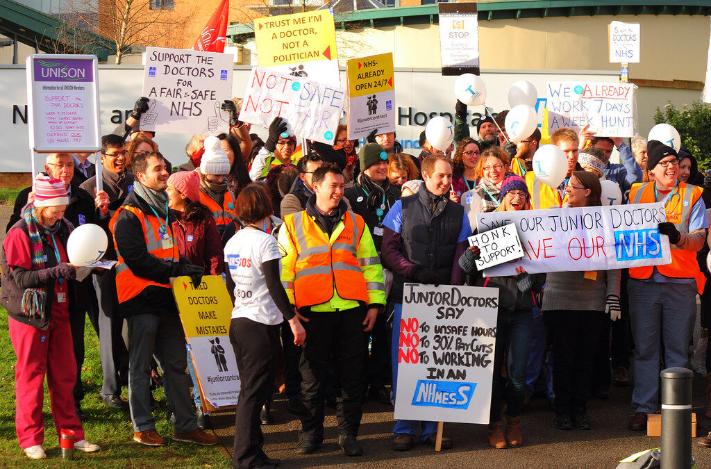 Junior Doctors stage a five day walkout amid pay disputes