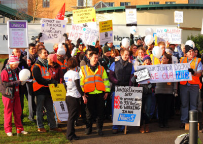 Junior Doctors stage a five day walkout amid pay disputes