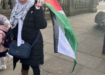 Protestors plead for Sheffield to be an apartheid free zone in support of Gaza