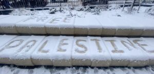 BREAKING: SNOW MESSAGE FOR PALESTINE