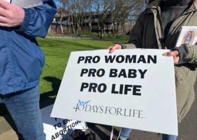 “We are a voice for the voiceless” Pro-life, anti-abortion group stage prayer vigil outside of Royal Hallamshire Hospital