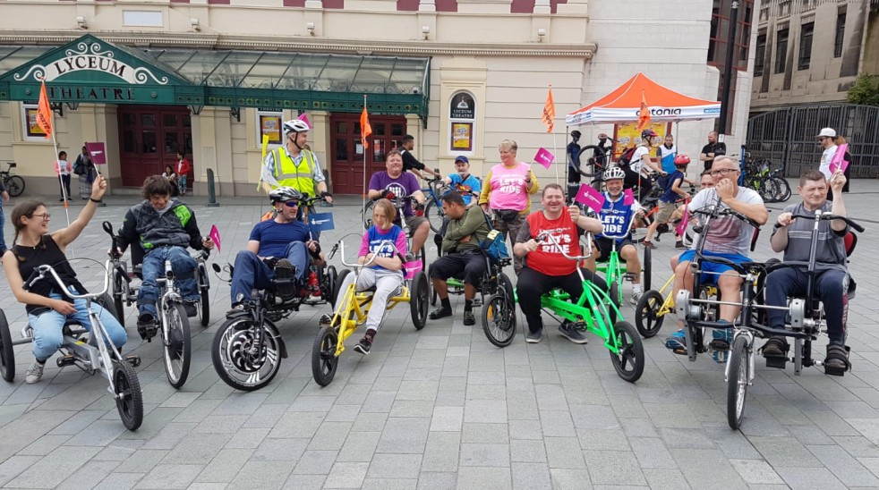 Sheffield’s inclusive cycling project celebrates National Lottery Week