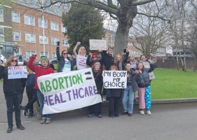 ‘Abortion is Healthcare’ say protesters outside Hallamshire Hospital