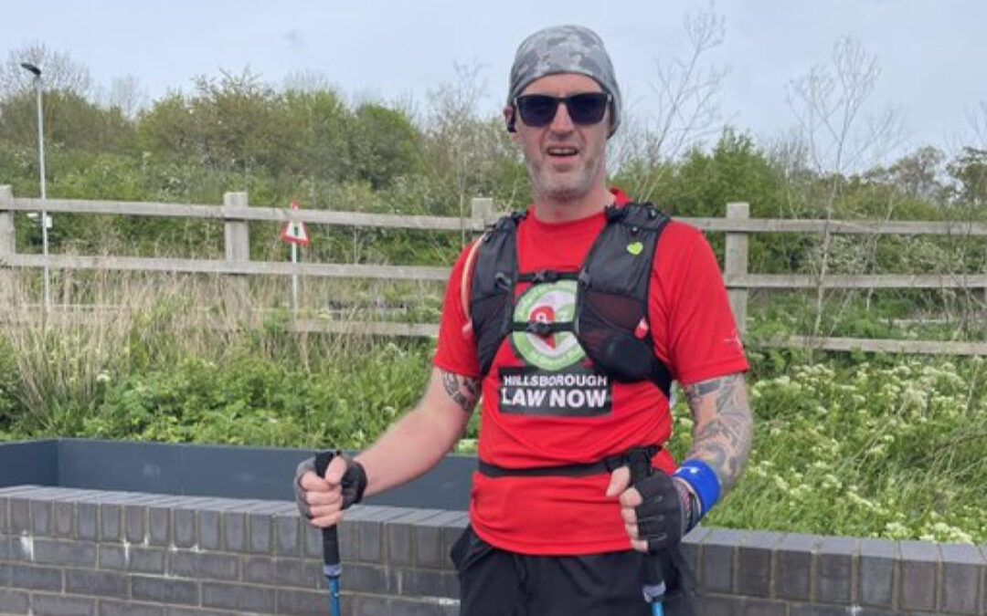 Man runs from Anfield to London in support of the Hillsborough law