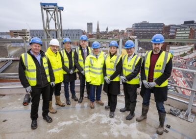 Ceremony held as West Bar development reaches milestone