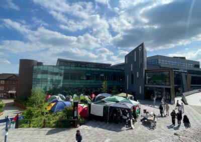 Wave of Pro-Palestinian demonstrations take place at Universities across the country