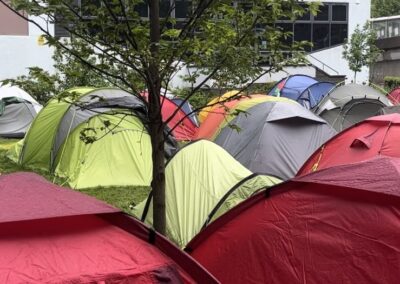 Watch: Sheffield Palestine protesters enter a third week of encampment