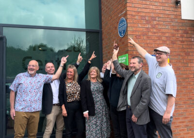 Watch: Plaque to celebrate ‘world’s first church football club’ unveiled in Sheffield gym carpark