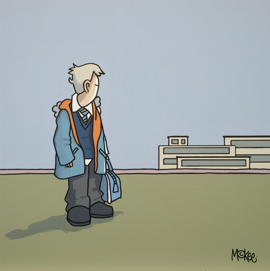 Pete McKee, Dinner Tokens and Welfare Clobber. Image © the artist