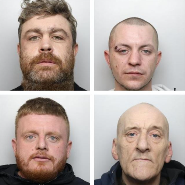 Four men jailed and drug line busted by South Yorkshire Police