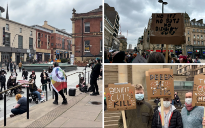 Watch: New campaign against cuts to disability benefits holds first Sheffield protest