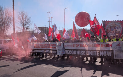 Members of Unite call Sheffield City Council to help end dispute with Veolia