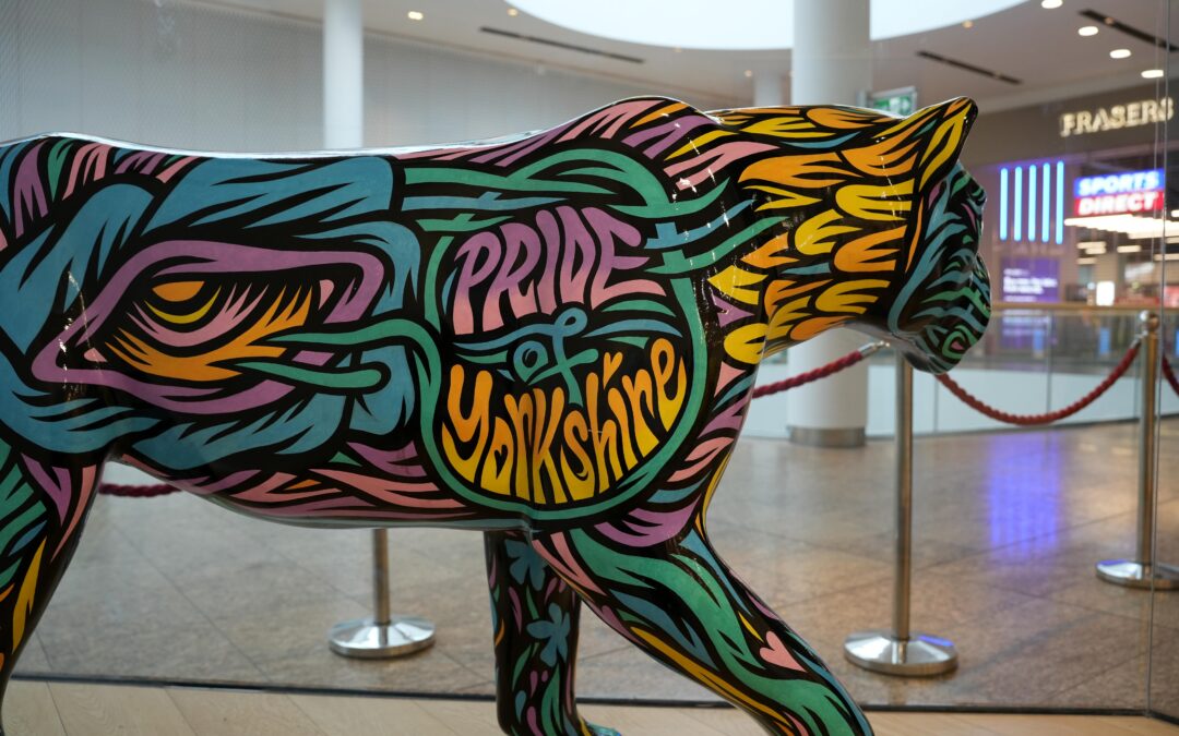 Meadowhall shoppers can watch Pride of Yorkshire lions being painted live