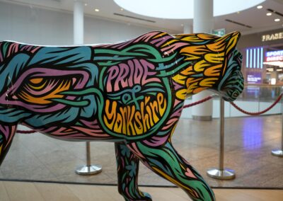 Meadowhall shoppers can watch Pride of Yorkshire lions being painted live