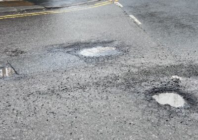 Potholes are being dealt with, Hillsborough Councillor claims after the public reports safety concerns