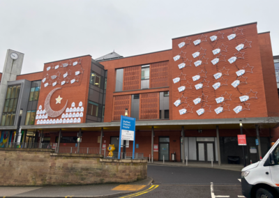 Sheffield’s Children’s Hospital is lit up for Ramadan