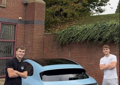 Two Barnsley teenagers put their entrepreneurial skills to the test by running a car detailing company