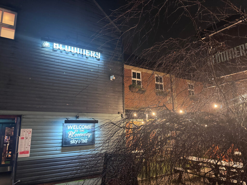 Outside image of the Bloomery pub.