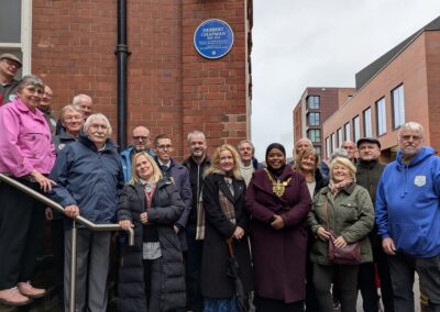 Herbert Chapman honoured with blue plaque at Sheffield University