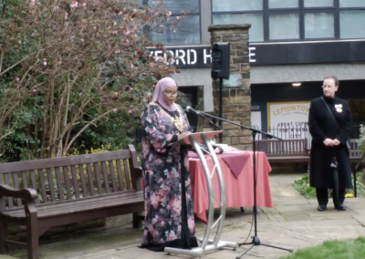 Watch: Sheffield marks COVID memorial day with heartfelt ceremony in the city centre