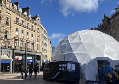 Watch: Mobile planetarium lands in Sheffield expanding access to the stars