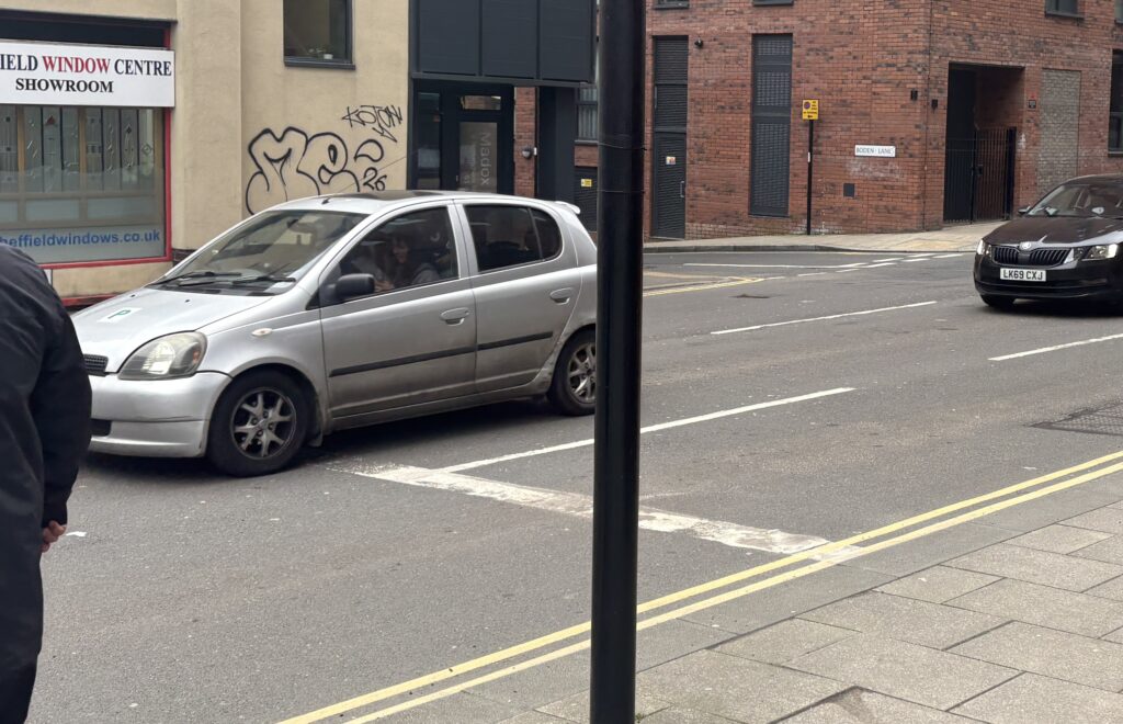 view of proposed crossing at the junction of Rockingham Street and Broad Lane
