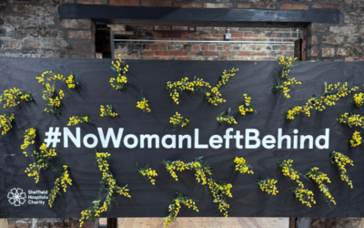 Sheffield Hospitals Charity hands out handmade flowers to highlight women’s health inequalities
