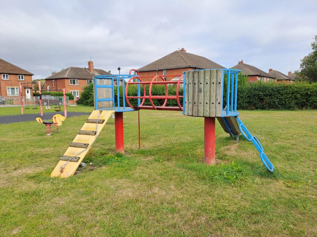Church View Play Area, Penistone West - before improvements