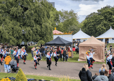 WATCH: Weston Park Fayre returns for another year amidst hail storm