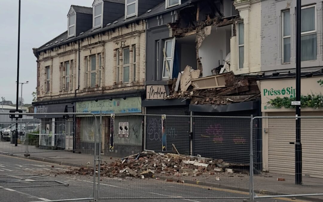 Building collapsed
