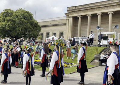 WATCH: Weston Park May Fayre draws thousands for Morris dancing group’s first public show