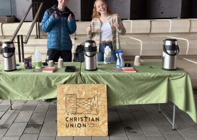 University of Sheffield’s Christian Union offer free drinks outside of the Student Union