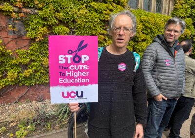 “It feels like we’re constantly looking over our shoulder” University of Sheffield staff take part in UCU strikes
